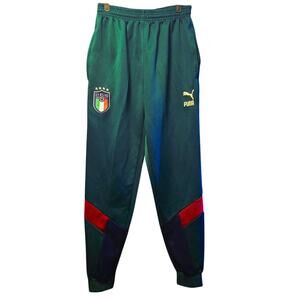 Puma green Italia FIGC mens jogger pants xl